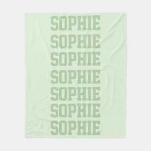 Manta Polar Preppy Blanket Green