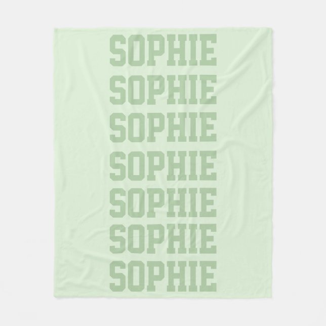 Manta Polar Preppy Blanket Green (Anverso)