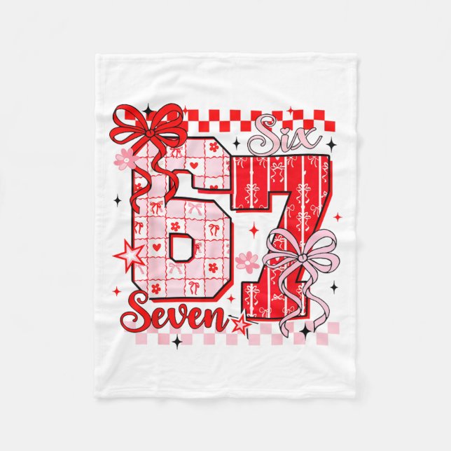 Manta Polar Preppy Nk Valentine 67 Six Seven Meme Valentines D (Anverso)