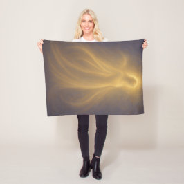 Manta Polar Presencia Radiante Ángel de Luz Dorada Espiritual