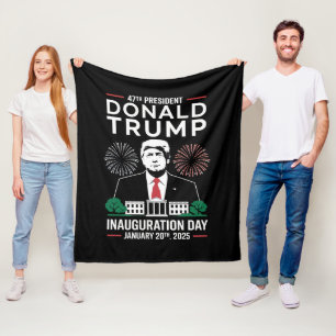 Manta Polar Presidente 47 D J Trump Día de Inauguración Ene 20