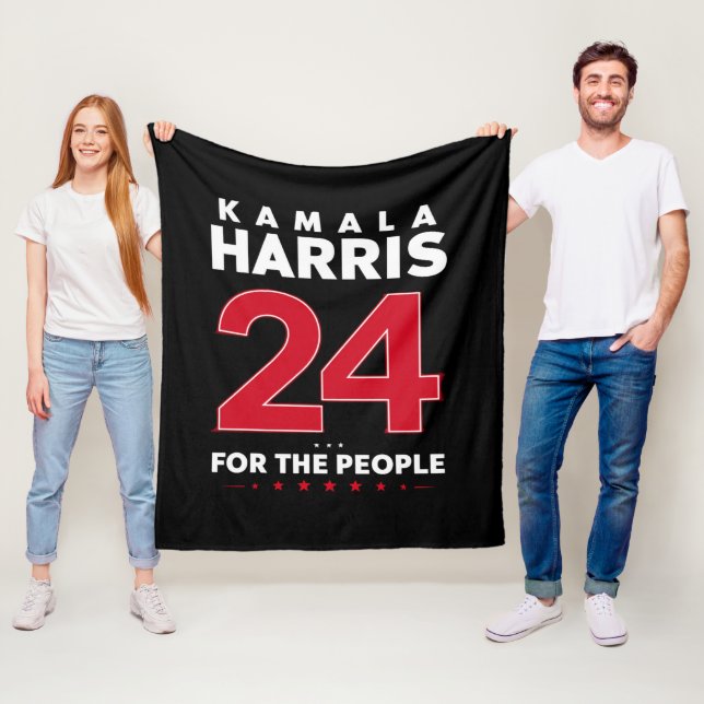 Manta Polar Presidente 47 Kamala Harris 2024 Apoyo Señora (In situ)
