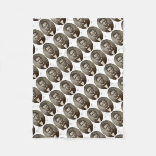 Manta Polar Presidente americano Vintage Portrait los US de