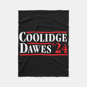 Manta Polar Presidente Calvin Coolidge 1924 - Retro 4 de julio