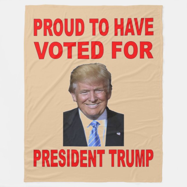 MANTA POLAR PRESIDENTE TRUMP (Anverso)