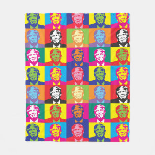 Manta Polar Presidente Trump Arte Pop