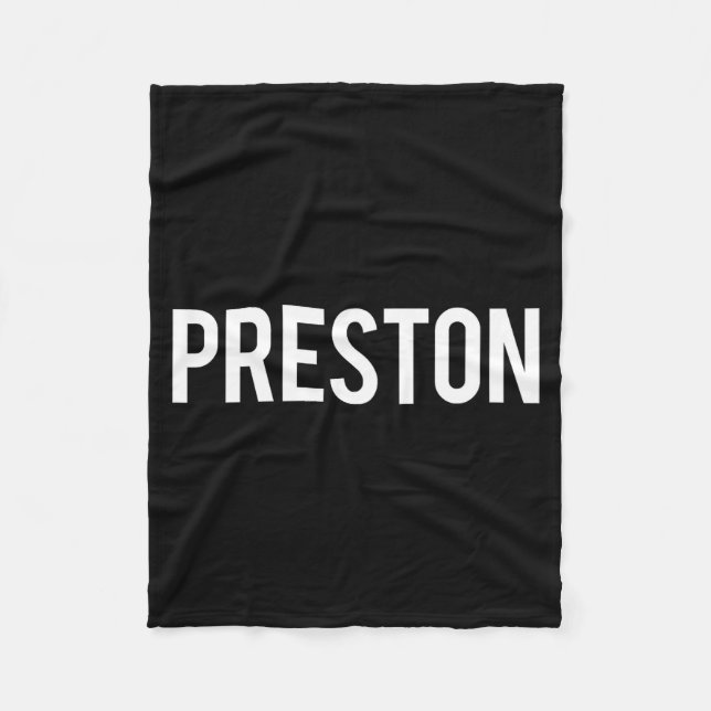 Manta Polar Preston - Cool New Funny Name Fan Gift Tee  (Anverso)