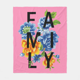 Manta Polar Presupuesto de familia floral