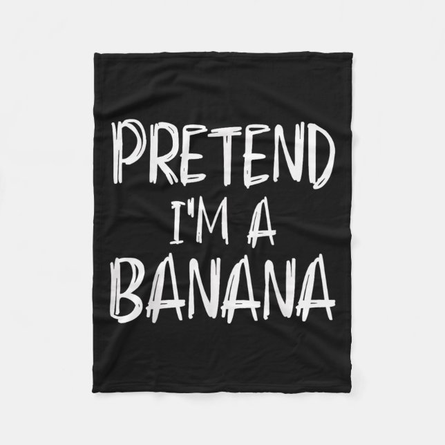 Manta Polar Pretend I'm A Banana Costume Halloween Party Famil (Anverso)