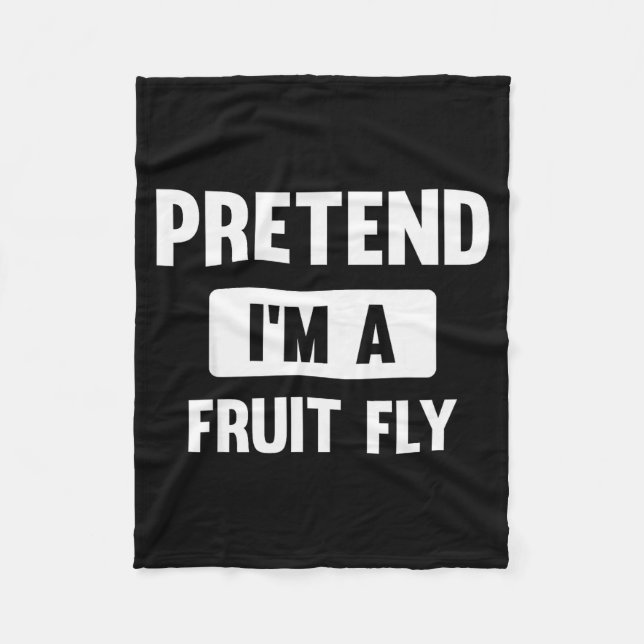 Manta Polar Pretend I'm A Fruit Fly Funny Halloween Costume  (Anverso)