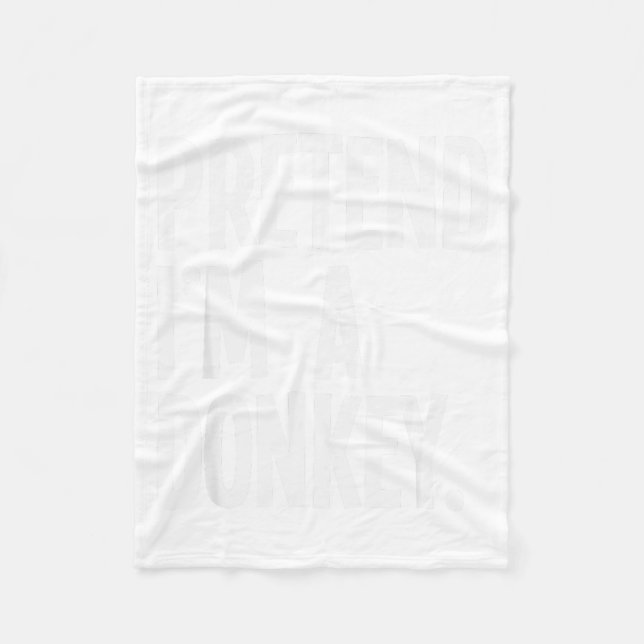 Manta Polar Pretend I'm A Funny Halloween Party Costume  (Anverso)