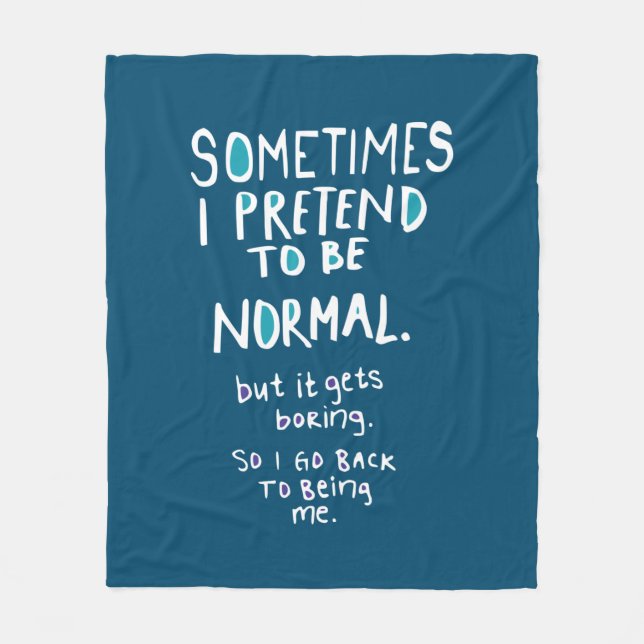 Manta Polar Pretend to be normal (Anverso)