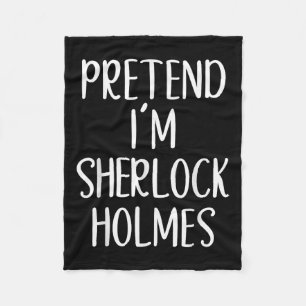 Manta Polar Pretende que soy Sherlock Holmes Costume Halloween