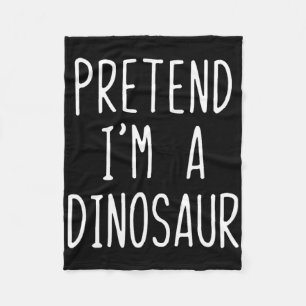 Manta Polar Pretende que soy un disfraz de dinosaurio Hallowee