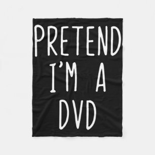 Manta Polar Pretende que soy un Dvd Costume Halloween Funny La