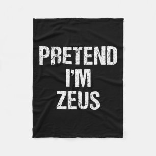Manta Polar Pretende que soy Zeus Costume Griego Partido Hallo