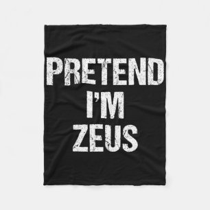 Manta Polar Pretende que soy Zeus Costume Griego Partido Hallo