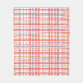 Manta Polar Pretty Pastel Plaid