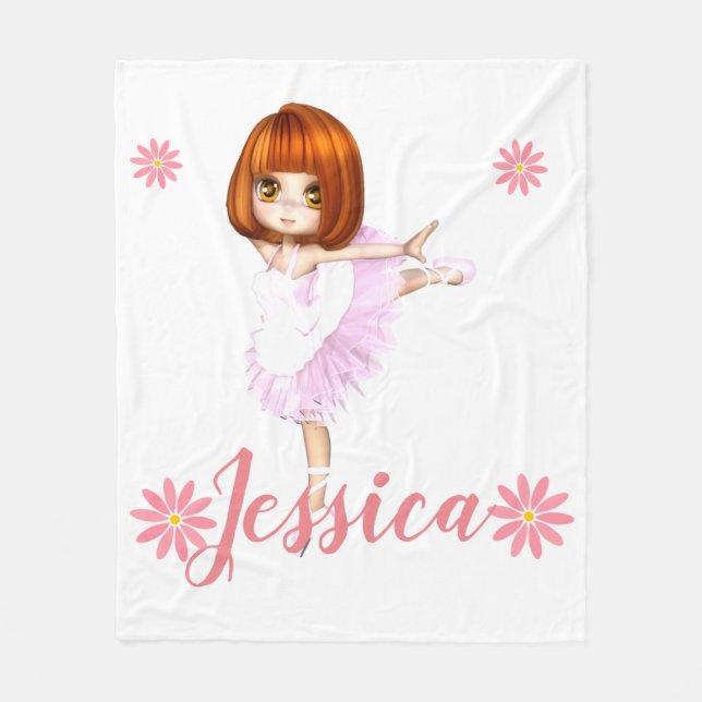 Manta Polar Prima Ballerina Personalizado (Anverso)