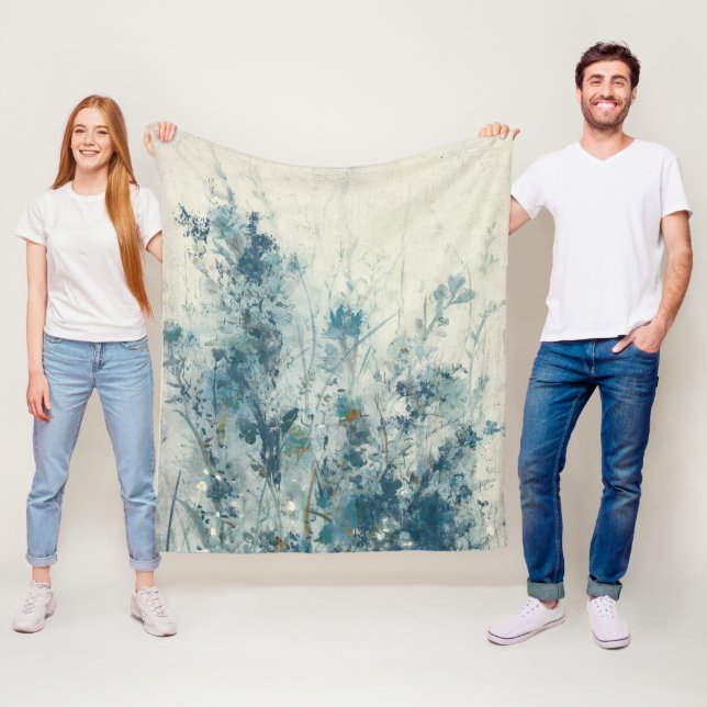 Manta Polar Primavera Azul (In situ)