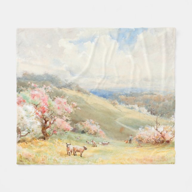 Manta Polar Primavera de cosecha de Joseph Rubens Powell (Frente (Horizontal))