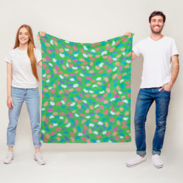 Manta Polar Primavera Verde arte pintoresco