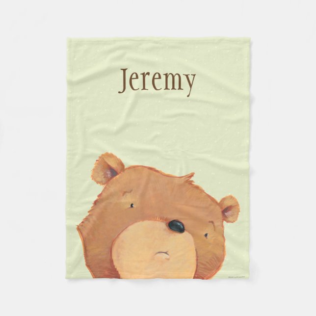 Manta Polar Primer del oso de Brown grande (Anverso)