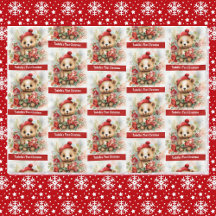 Primer Navidad del bebé con nombre añadido