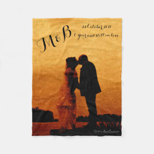 Manta Polar Primer recuerdo del aniversario de boda del año