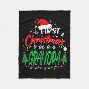 Manta Polar Primera Navidad como abuelo Nuevo abuelo 1er C