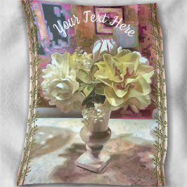 Manta Polar Primeras flores de primavera PCM1