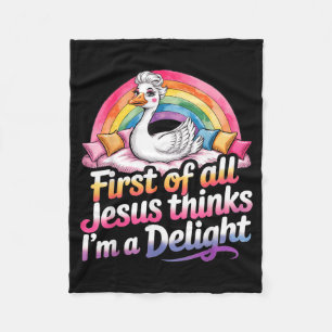 Manta Polar Primero De Jesús Piensa Que Un Delicioso Diseño De