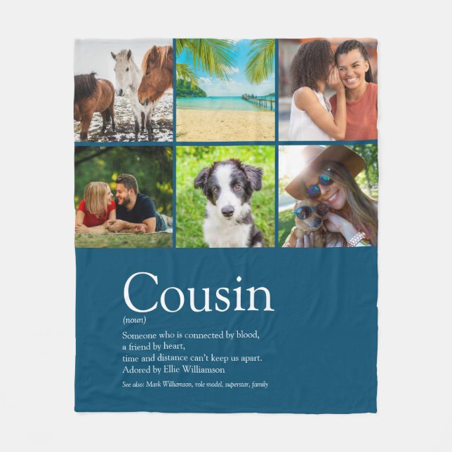 Manta Polar Primo mejor definición de la historia 6 Foto azul (Anverso)