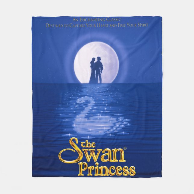 Manta Polar Princesa clásica Fleece Blanket del cisne (Anverso)