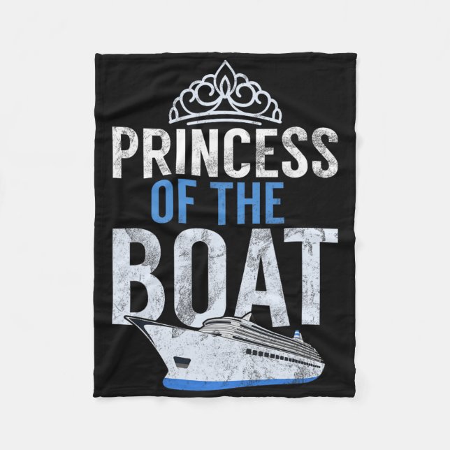 Manta Polar Princesa De Bote (Anverso)