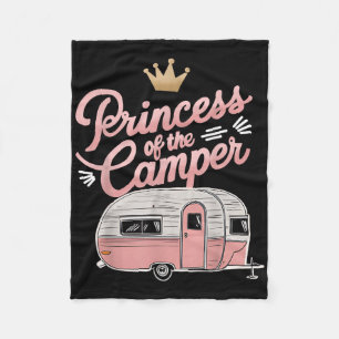 Manta Polar Princesa De Camper Camping Furgoneta Trailer Rv Un