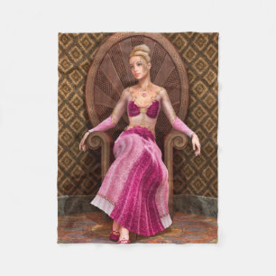 Manta Polar Princesa de cuento de hadas