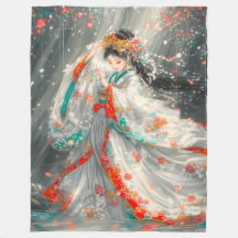 Princesa etérea en un jardín de fantasía