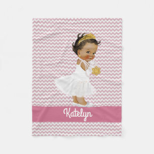 Manta Polar Princesa étnica personalizada Nursery de los