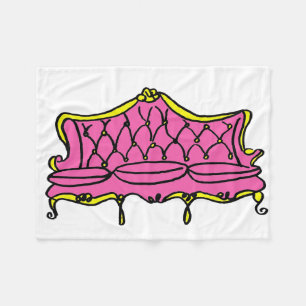 Manta Polar Princesa francesa Couch Fleece Blanket