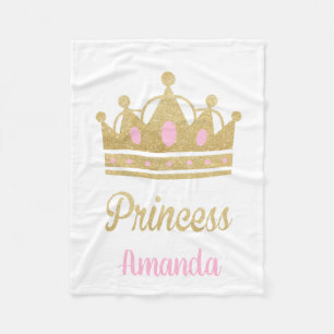 Manta Polar Princesa personalizada Fleece Blanket
