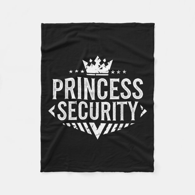 Manta Polar Princess Security Birthday Dad Mom Boys Brother (Anverso)