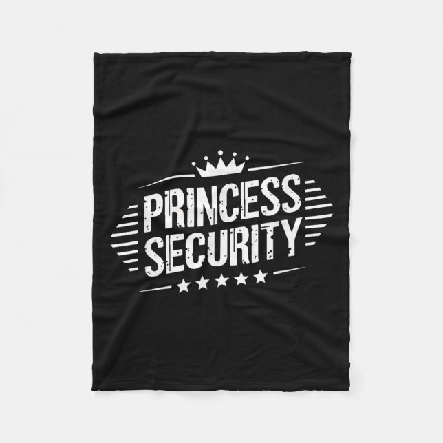 Manta Polar Princess Security Boys Brother Retro Birthday Dad (Anverso)