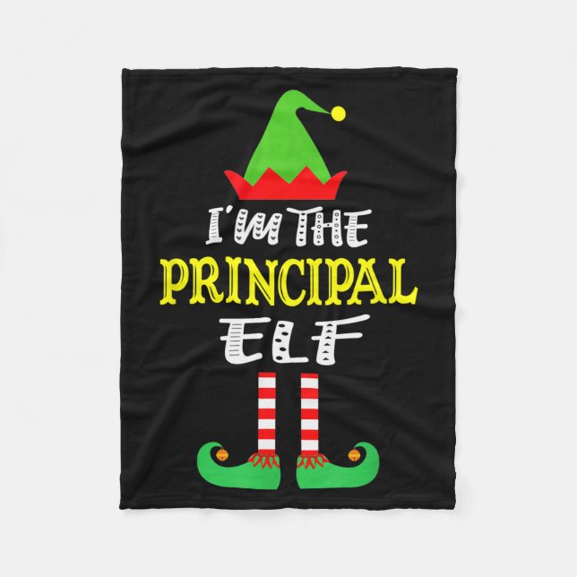 Manta Polar Principal Elf Matching Family Group Christmas  (Anverso)