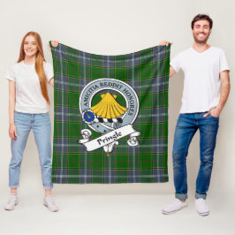 Manta Polar Pringle Clan Badge Tartan Plaid