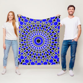 Manta Polar Prism Mandala ( Azul )