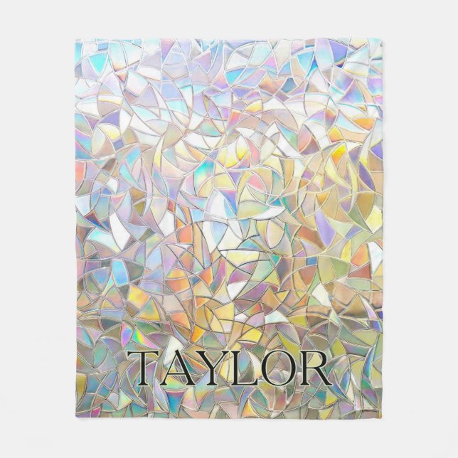 Manta Polar Prismatic Stained Glass Effect - Rainbow Prismatic (Anverso)