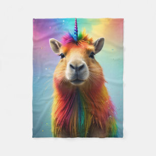 Manta Polar Prismhorn: El Capybaraicornio Arcoiris,