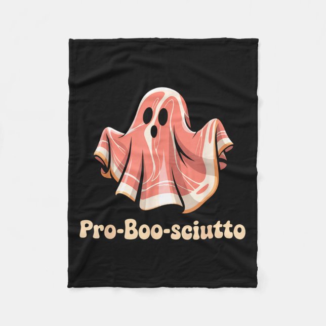 Manta Polar Pro Boo Sciutto Funny Italian Halloween Ghost Pros (Anverso)