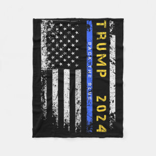 Manta Polar Pro Trump 47 2024 Back the Blue Thin Blue Line Ame